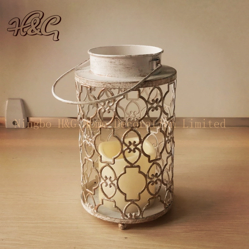 Cylindrical Home Decoration LED Candle Lantern
