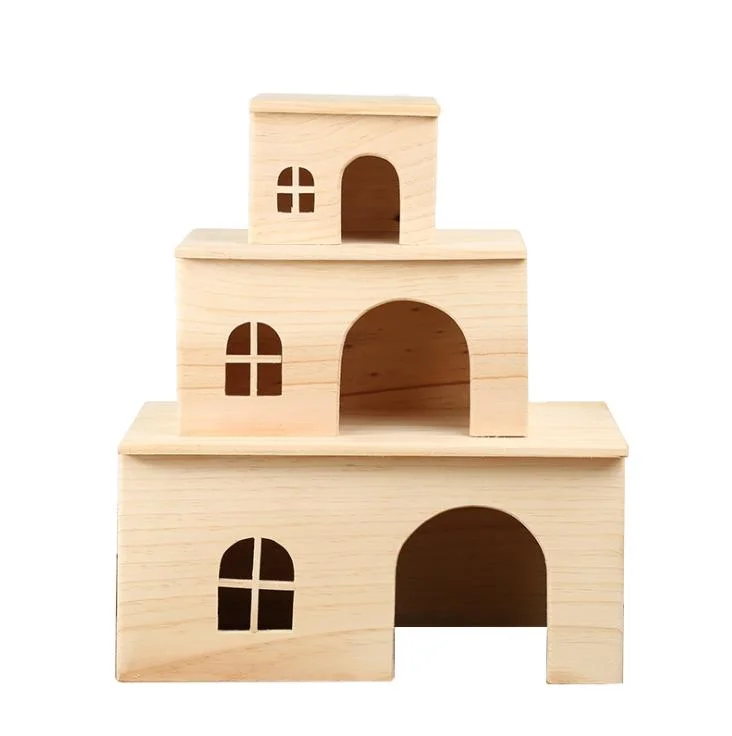 Pet Cages, Carriers &amp; Houses Product Wooden Hamster House