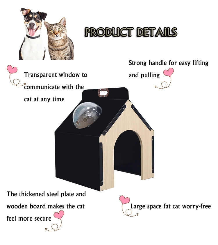 Hot Selling Pet Furniture Metal Wood Cat Climbing Rack Dog House Cat House
