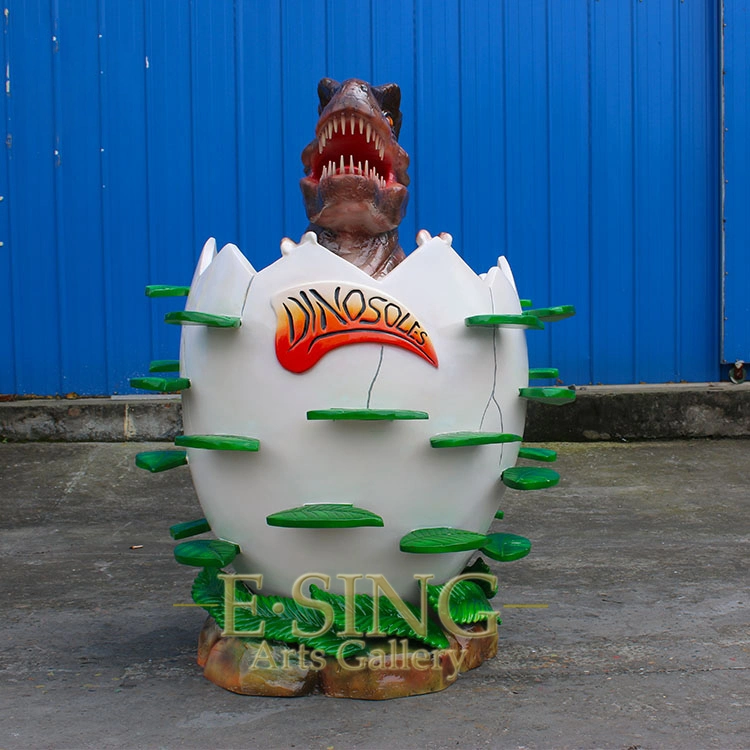 Large Size Resin Wholesales Animal Decoration Fiberglass Dinosaur Sculpture for Outdoor Park Garden Decoration