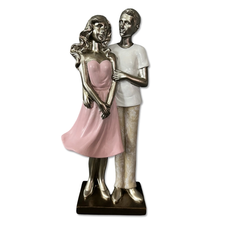 Custom Resin Figure Love Wedding Souvenir Couple Statue for Weeding Gift
