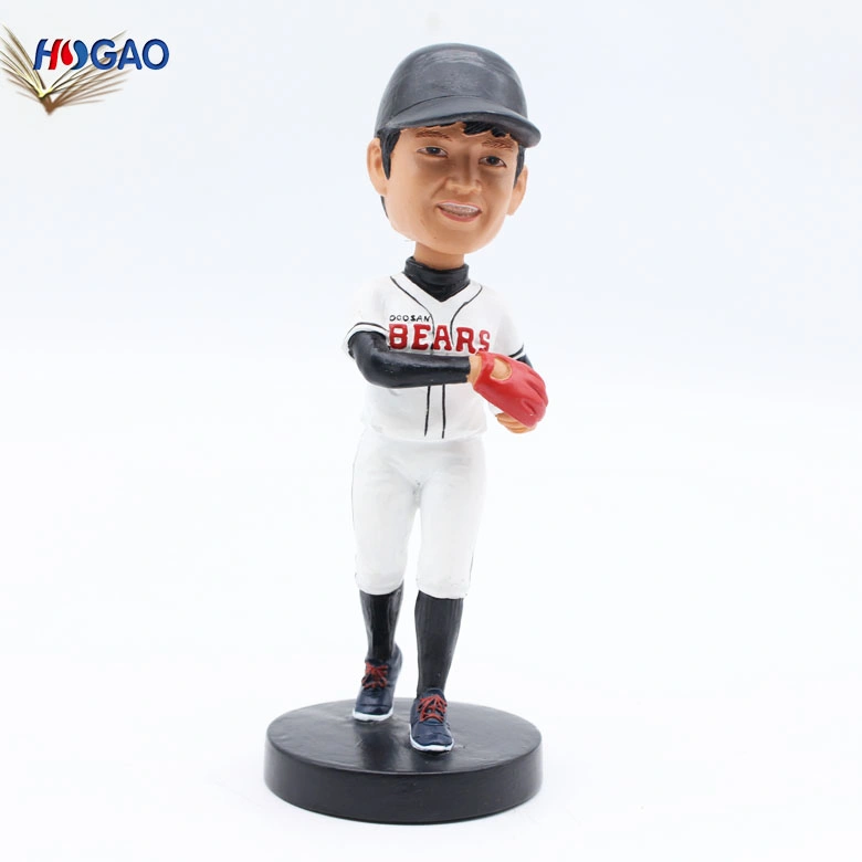 Decorative Resin Baseball Player Bobblehead Figurines for Home Decoration
