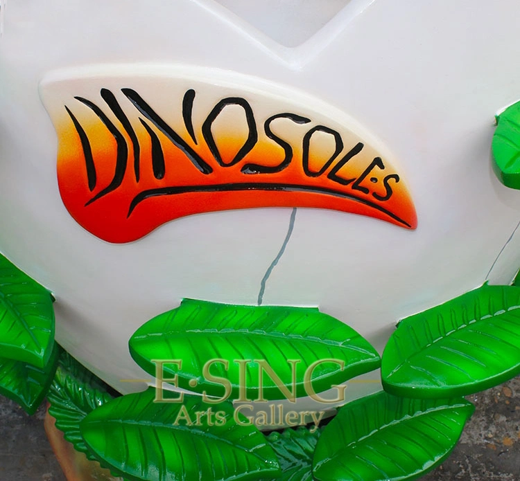 Large Size Resin Wholesales Animal Decoration Fiberglass Dinosaur Sculpture for Outdoor Park Garden Decoration
