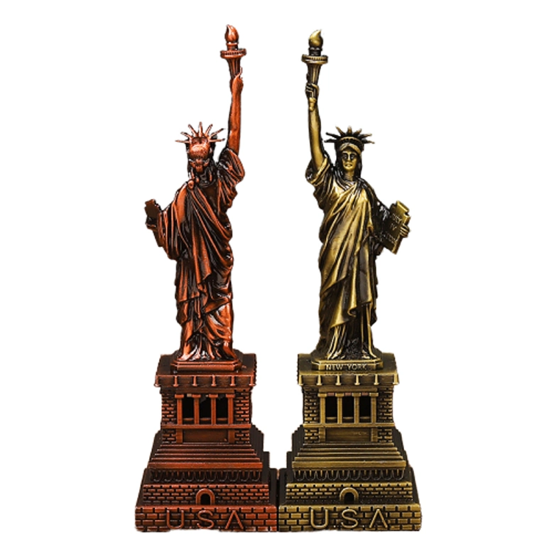 Handmade Collectible Figure Resin Statue of Liberty for Tabletop Decoration