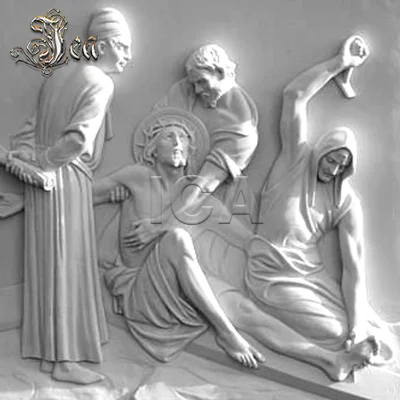 Top Quality Marble Relief Sculpture Statue for Indoor Decoration