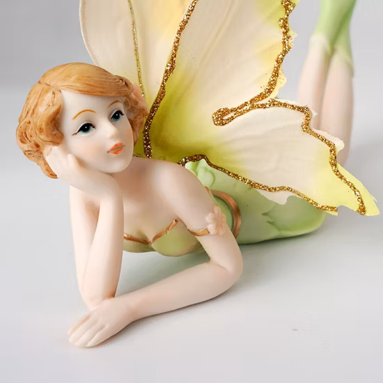Custom Resin Toy Angels Girl Sculpture Flower Fairy Statue