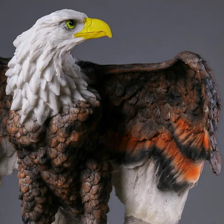 Eagle Resin Crafts Statues Polyresin Animal Sculptures