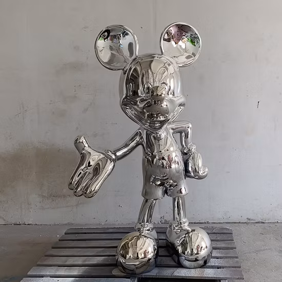 Home Decor Modern Interior Statues Modern Electroplating Color Resin Sculpture