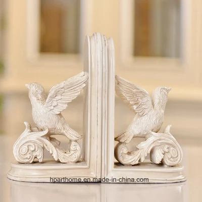 Bookends Bookend Traditional Art and Crafts Resin Embossment Birds Sculpture
