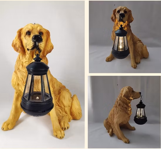 Excellent Factory Direct Sales Home Decor Resin Sculpture Dog Supply
