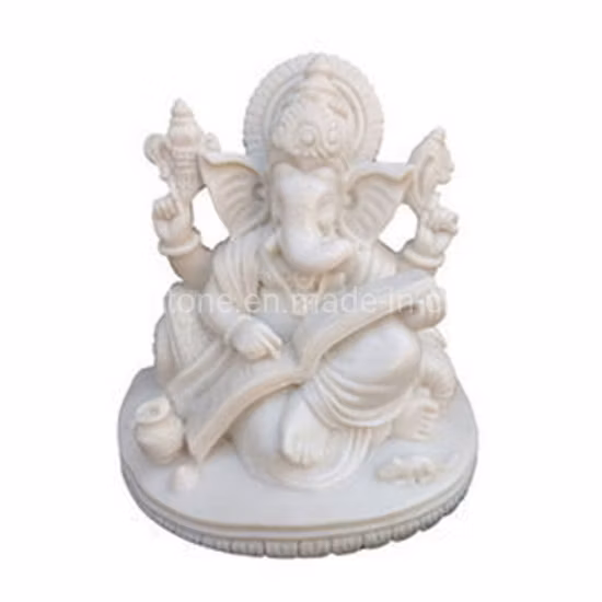 Indoor Decoration Hindu Marble Granite God Lord Ganesha Statue